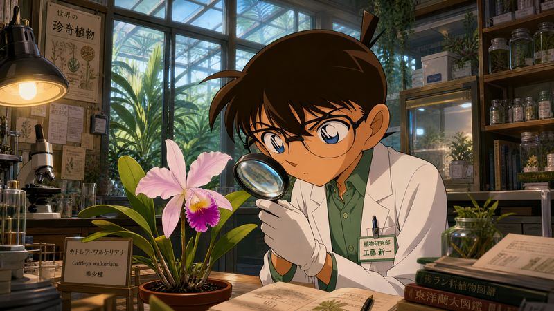 麻豆植物视频-珍稀兰花观察记录